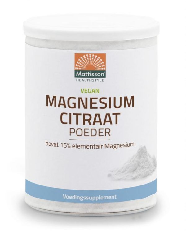 Magnesium citraat poeder 15% Mattisson