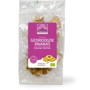 Organic gedroogde ananas bio Mattisson