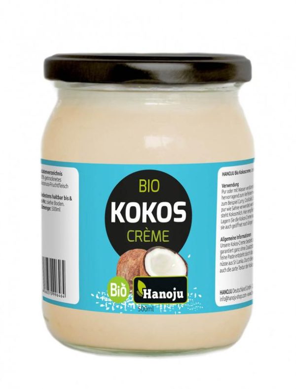 Kokosnoot creme bio Hanoju