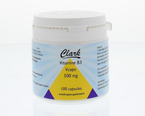 Vitamine B3 nicotinamide 500mg Clark