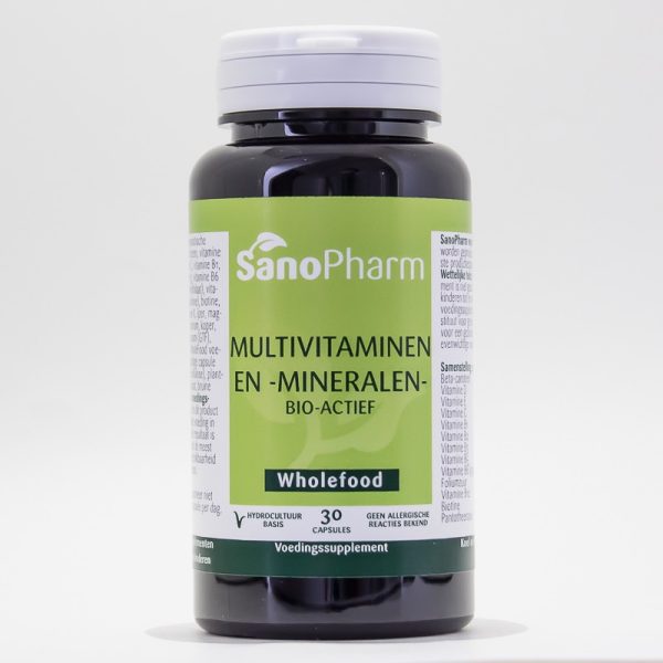 Multivitaminen/mineralen wholefood Sanopharm