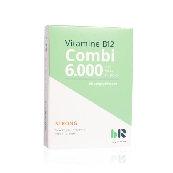 B12 combi 6000 met folaat & P-5-P B12 Vitamins