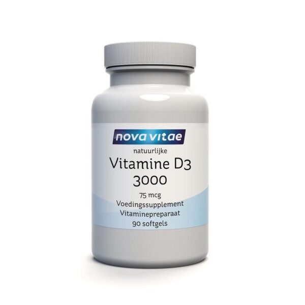 Vitamine D3 3000/75mcg Nova Vitae